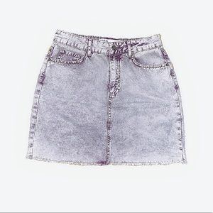 Zara Denim Skirt High-Waisted
